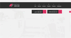 Desktop Screenshot of novadecorperu.com